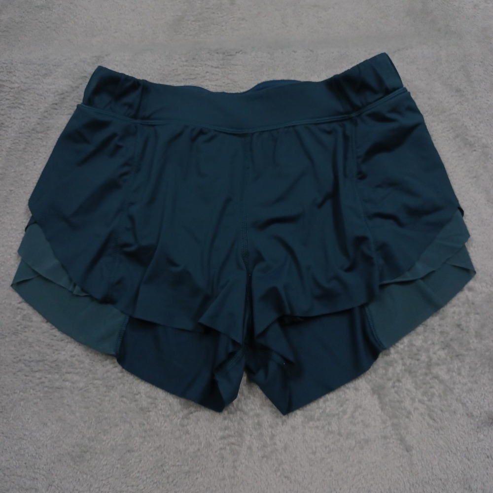 Lululemon Shorts Womens 6 Blue Home Stretch Activewear Pockets Modern